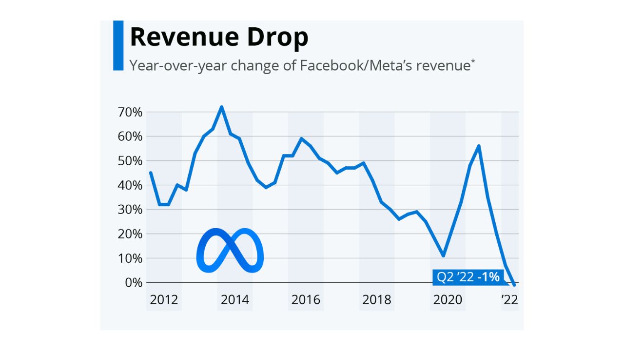 Meta Announces FirstEver Drop in Ad Revenue Waqar World